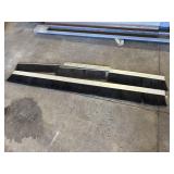 4 aluminum strip brushes, door sweeps or