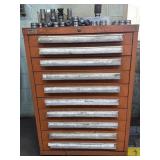 Lyon MSS II tool cabinet full of punch & die tools
