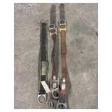 (2) Klein Tools Safety Belts & (1) Fall Tech Belt
