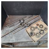 Adjustable Tap & Die Stock Wrenches & Round Dies
