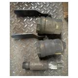 (3) Brass Valves