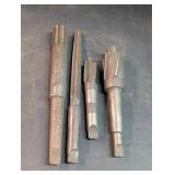 (4) Counter Bore Tools w/ flat sided driver end