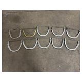 Hard hat face shield bracket