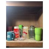 Variety of Glass & Plastic Cups