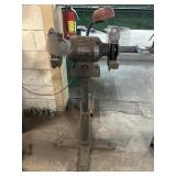 Sears Craftsman 8' Bench Grinder on Stand & Light