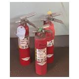 Small Fire Extinguishers (3)