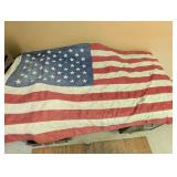 (2) American Flags both fades used both have