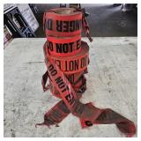 5 Rolls of Red 'Danger Do Not Enter' Safety Tape