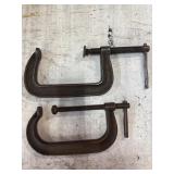 Cincinnati Tool Co & J.H. Williams Co C-Clamps (2)