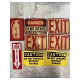Variety of Caution Signs & Stickers