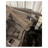 Variety of steel pieces