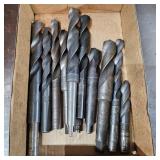 Assorted Twist Drill Bits: Straight & Tapered
