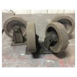 4- 8' Rubber castors