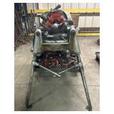 RIDGID 535 Pipe Threader mounted on wheeled cart