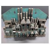 Machinist T-Slot Clamping Kit w/ wall mounted