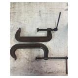 J.H. Williams & Wilton C-Clamps (2)
