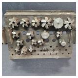 Set of Pin Drive Counterbores & Cutting Tools w/