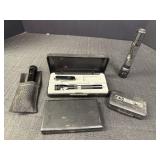 Variety mag-lites, flashlights, digital scale, &