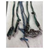 (3) Braided Nylon Reins