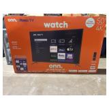 50in Onn Roku 4K UHD Smart TV