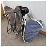 Black WintecLite All-Purpose D'Lux English Saddle