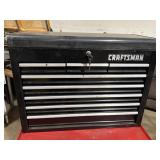 Craftsman 8 drawer, open-top tool chest
