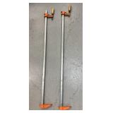 (2) 3ft Bar Clamps