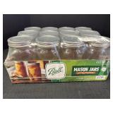 (12) 32 oz Ball Mason Jars