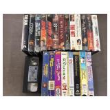 22 VHS tapes - Christmas, kids, Sandra Bullock, &