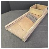 Primitive Wooden Cabbage Cutter