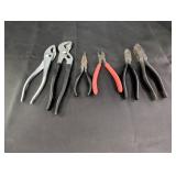 Pliers, channel lock pliers, wire cutting pliers