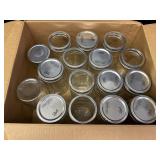 (16) Ball Wide Mouth Mason Jars
