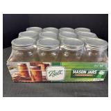 (12) 32 oz Ball Mason Jars