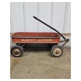 Vintage Radio Super Red Metal Wagon