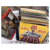 Large variety Vtg vinyl albums, approx 50