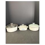 Vtg Casserole Dishes