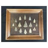 Framed Arrowhead Collection