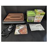 Gotham Steel Electric Smoke-Less Grill and New