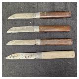 (4) VTG Small Utility/Fruit Knives