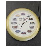 50th Anniversary Chevrolet Corvette Car Wall Clock