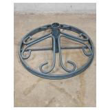 Green Round Patio Umbrella Base