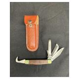 Horseman's pocket knife & case