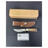 Blackjack Chukker Knife w/ leather belt sheath