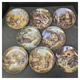 (8) Bone China Collector's Plates