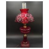 Ruby Moon & Stars Electric Lamp