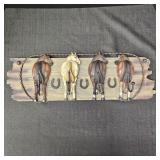 Rustic Western-Style Wall-Mounted Coat Rack