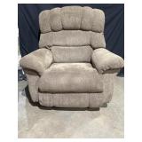 LazBoy over sized tan rocker recliner