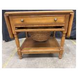Contact Ball Knitting Table w/wicker basket