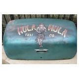 Hula Hula Taxi Co. Decor Made from Car Trunk