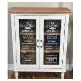 Rustic Farmhouse Style Display Cabinet